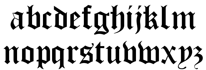 OldLondonAlternate Font LOWERCASE