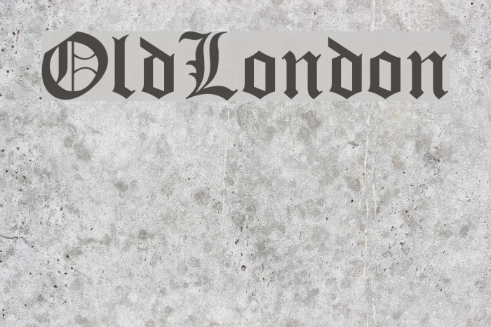 OldLondon Font examples