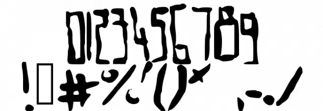 OldMovie Font OTHER CHARS