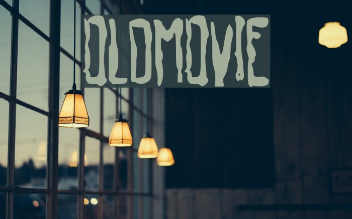 OldMovie Font examples