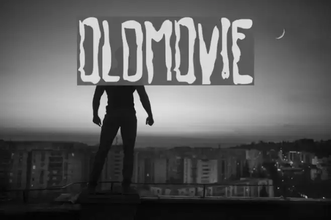 OldMovie Font examples