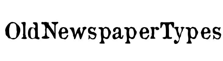 OldNewspaperTypes Font