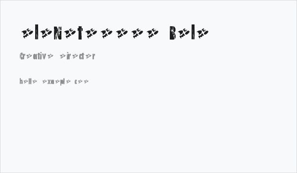 OldNoteDemo-Bold Business Card