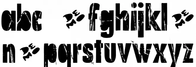 OldNoteDemo-Bold 字体 小写