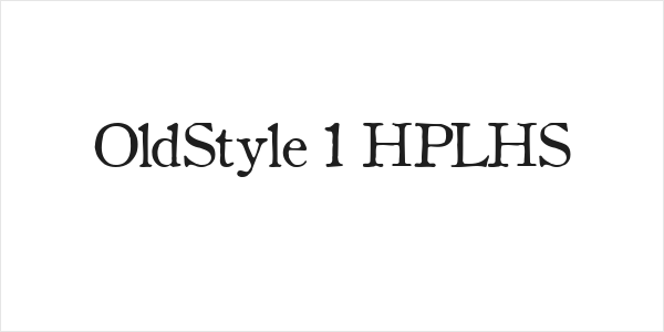 OldStyle 1 HPLHS Logo