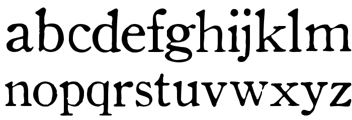 OldStyle 1 HPLHS Font LOWERCASE