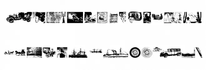 OldStyleTravel Schriftart Groß