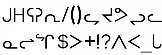 OldSyl Font Litere mari