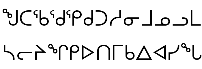 OldSyl Font LOWERCASE