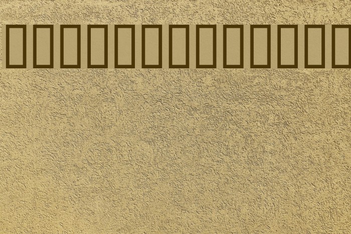 OldTimeDings Set 2 Font examples