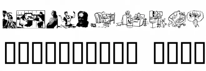 OldTimeDings Set 5 Font OTHER CHARS