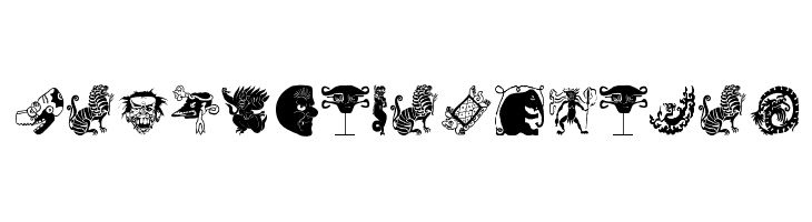 OldTribalSymbols Font