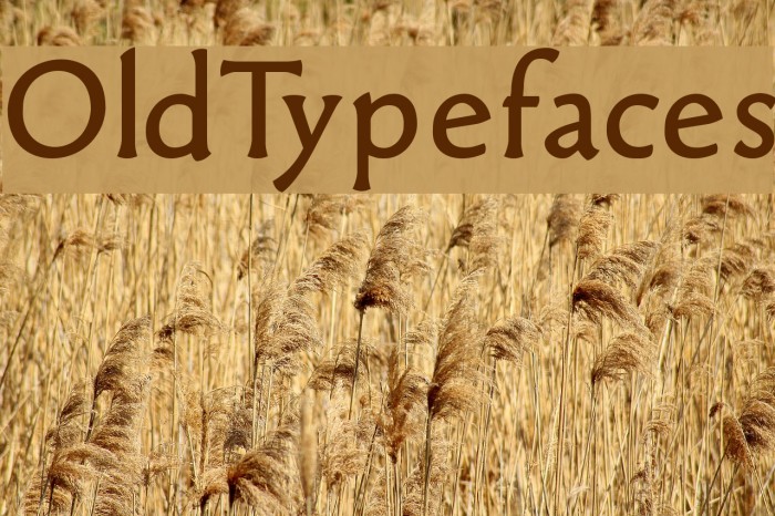OldTypefaces Font examples