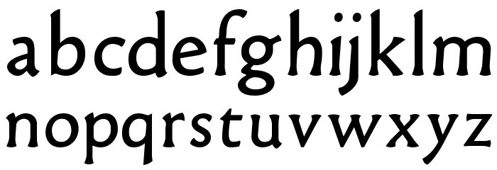 OldTypefaces Font LOWERCASE