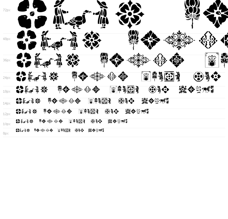 OldTypoPiecesOne Waterfall