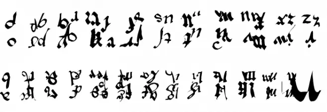 OldTypographicSymphony Round Font OTHER CHARS