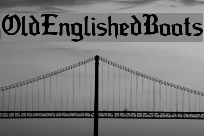 Old_Englished_Boots Font examples