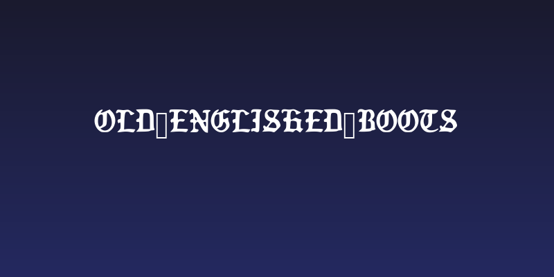 Old_Englished_Boots Social Header
