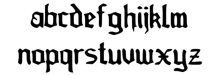 Old_Englished_Boots Font LOWERCASE