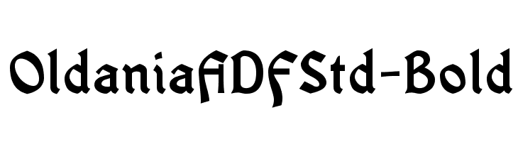 OldaniaADFStd-Bold  Free Fonts Download
