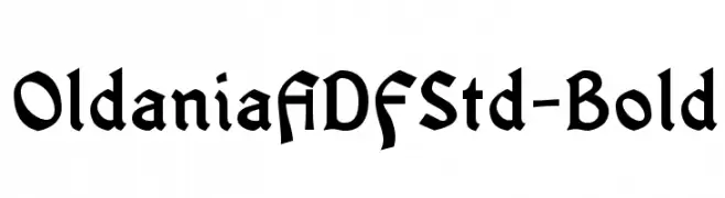 OldaniaADFStd-Bold  les polices de caractères gratuit tlcharger