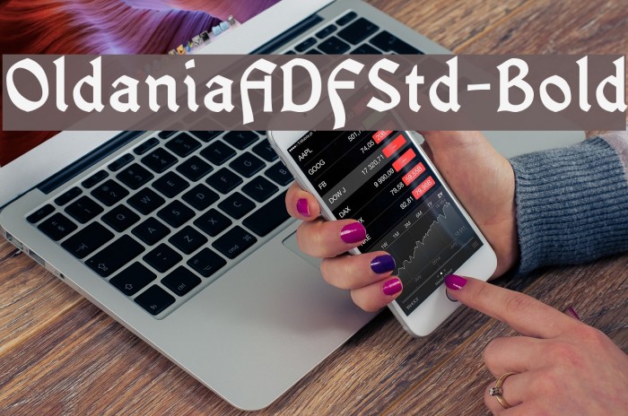 OldaniaADFStd-Bold Font examples