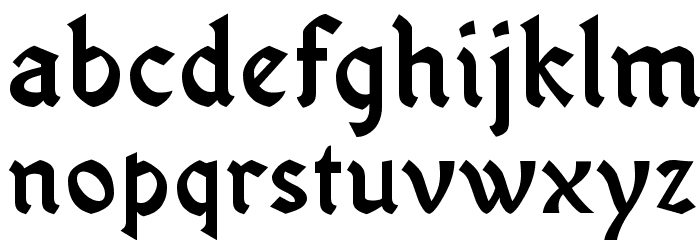 OldaniaADFStd-Bold Font LOWERCASE
