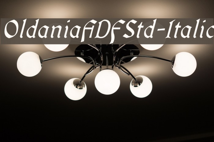 OldaniaADFStd-Italic Font examples