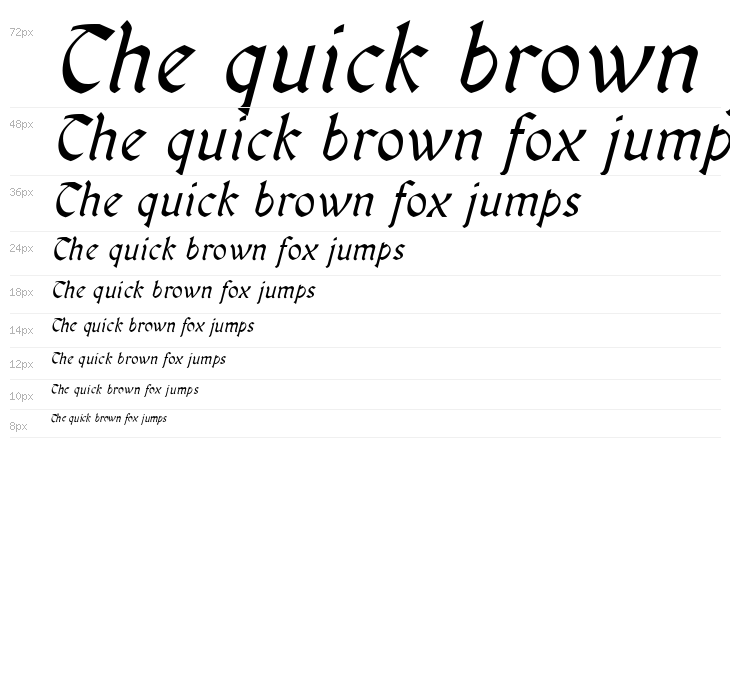 OldaniaADFStd-Italic Waterfall