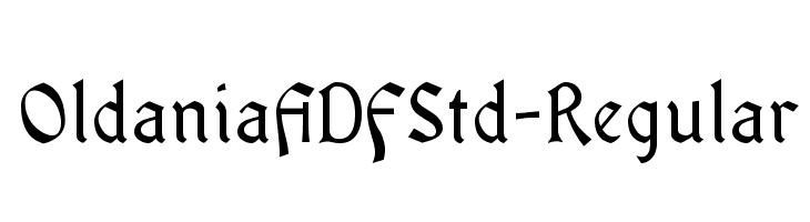 OldaniaADFStd-Regular  Frei Schriftart Herunterladen