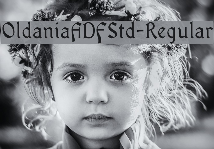 OldaniaADFStd-Regular Fuentes examples
