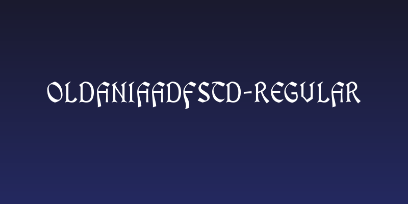 OldaniaADFStd-Regular Social Header