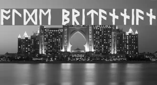 Olde Britannian Font examples