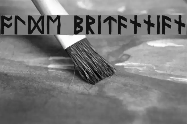 Olde Britannian Font examples