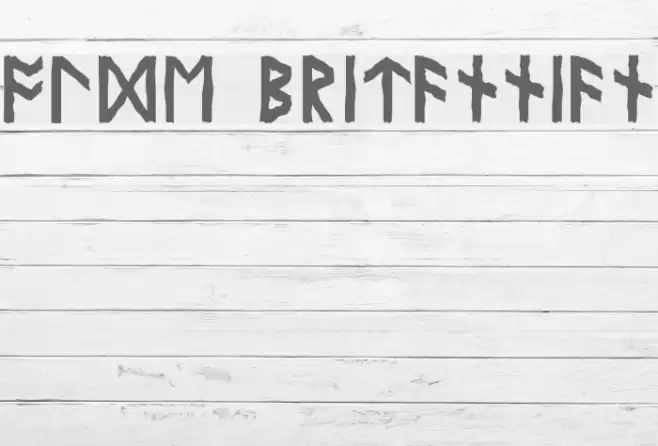 Olde Britannian Font examples