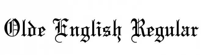 Olde English Regular  font caratteri gratis