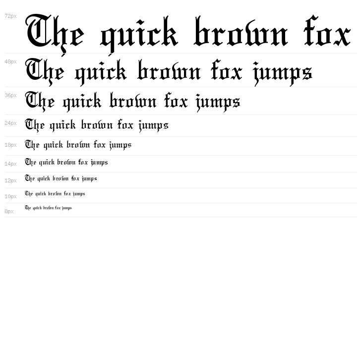 Olde English Regular Waterfall