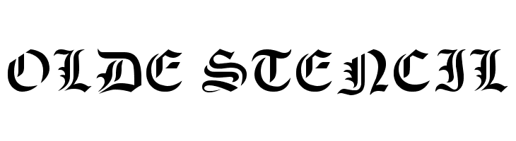 Olde Stencil  Descarca Fonturi Gratis