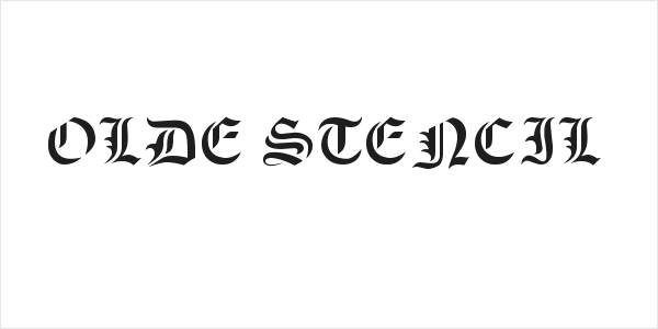Olde Stencil Logo