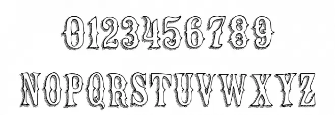 OldeBarnsby Font OTHER CHARS