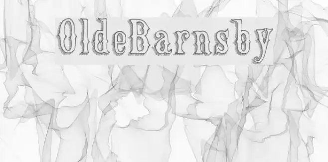 OldeBarnsby Font examples