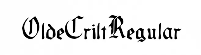 OldeCriltRegular  免费字体下载
