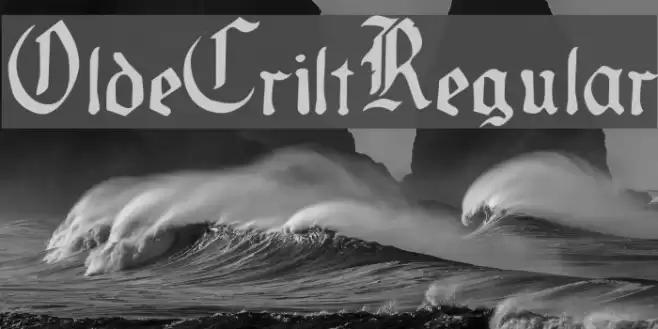 OldeCriltRegular Font examples