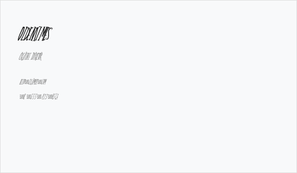 OldenTimes Business Card