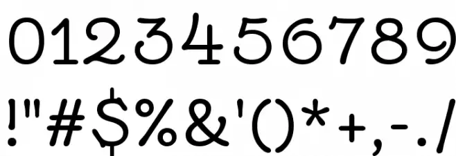 Oldenburg Font OTHER CHARS