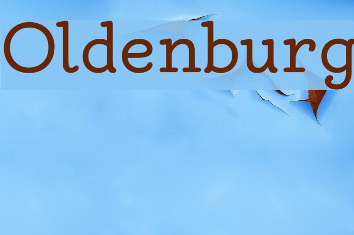 Oldenburg Font examples