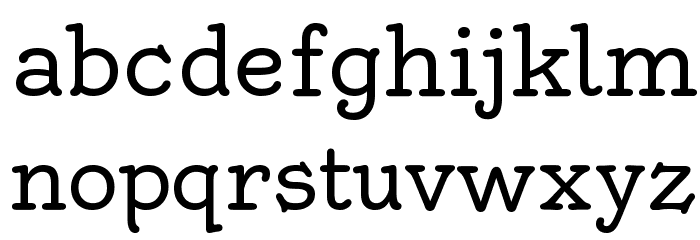 Oldenburg Font LOWERCASE