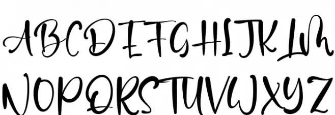 Older Boys Schriftart Groß