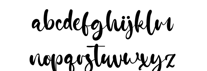 Older Boys Font LOWERCASE