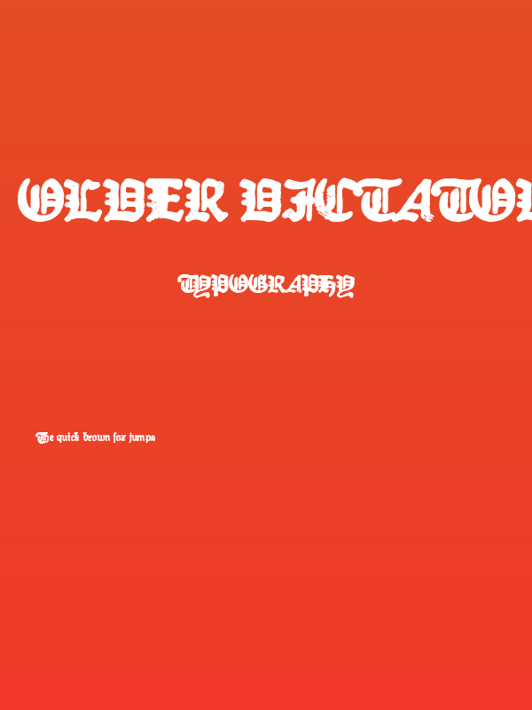 Older Dictator Poster